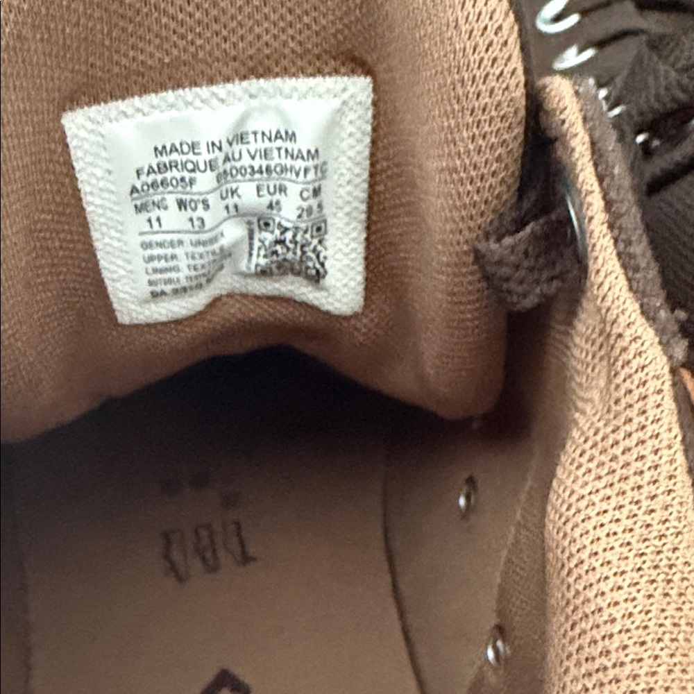 Converse Men's Dark Brown High-Top Sneakers - Picture 4 of 4